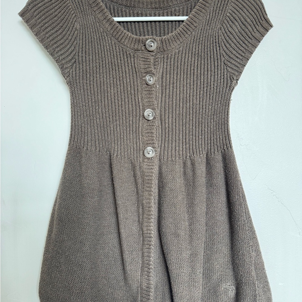 Abercrombie & Fitch Taupe Cardigan Sweater